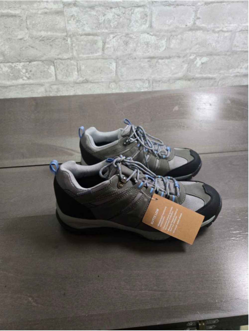 Women's Pacific Mountain Gray Blue Butte Low Hiking Shoes Size 9.5 - Picture 2 of 12